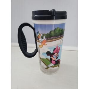 Disney World Resort Parks Rapid Fill Refillable Plastic Travel Mug‎ Mickey Mouse